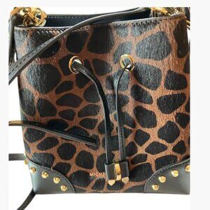 MICHAEL Michael Kors Mercer Gallery Animal Print Bag  OS  NWOT